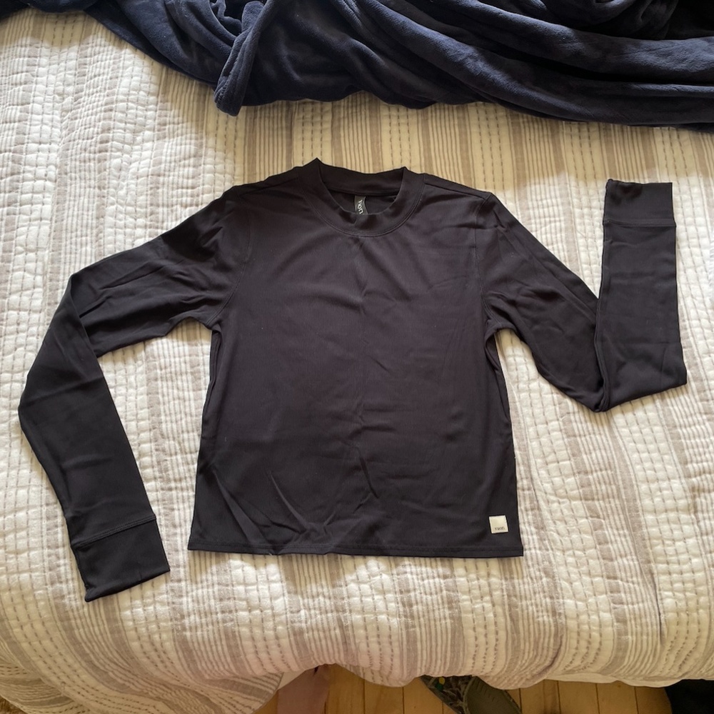 long sleeve mudra fitted tee - vuori